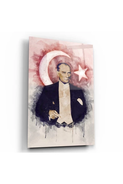 Atatürk Dekoratif ve Modern Cam Tablo