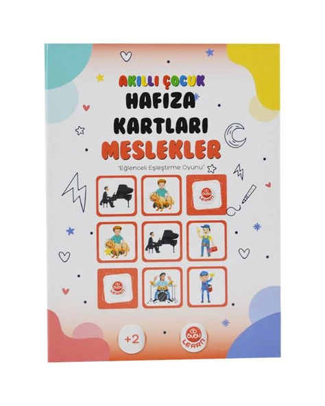 Akıllı Çocuk Hafıza Kartları Meslekler Bubu