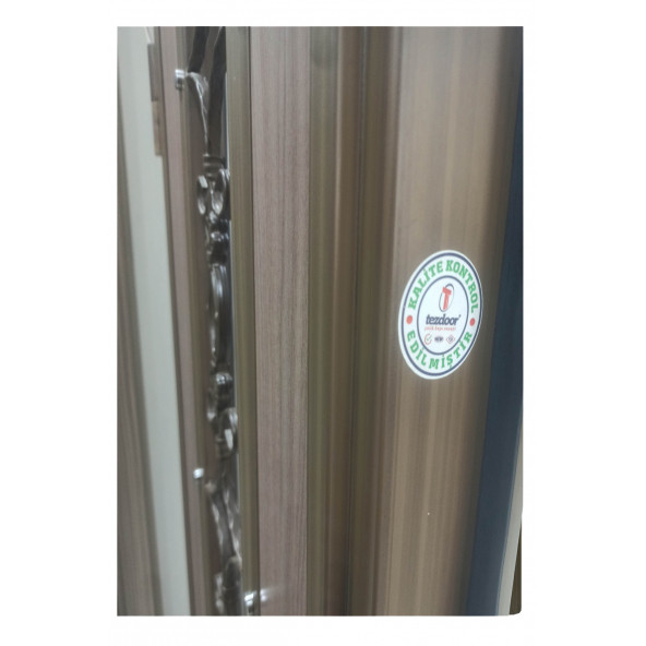 TEZ-0143 Eskitme Kasalı Kabartmalı Model Apartman Giriş Kapısı, Dış Mekan Kapısı - 3