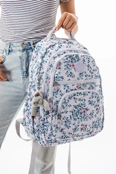 8862 Unisex Klınkır Maymunlu Günlük ve Okul Sırt Çantası - 7