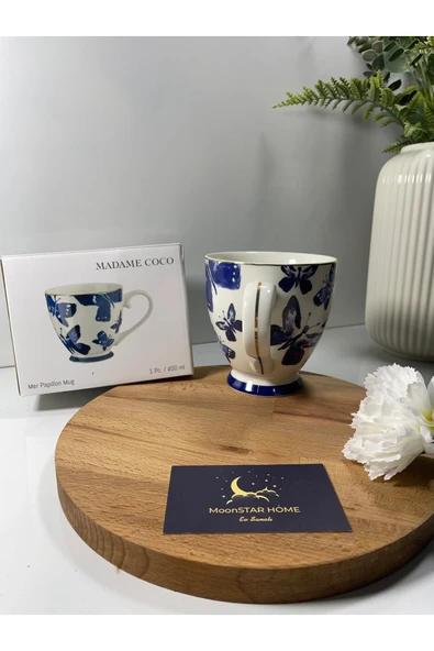 Madame Coco Mer Papillon Kupa - Resim 3