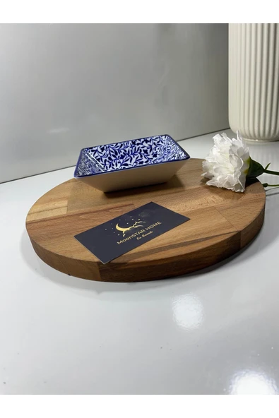 Madame Coco Rêve Bleu Tours New Bone China Kare Kase - Resim 3