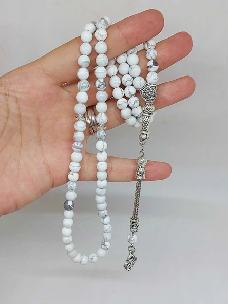 Havlit Taşı 99luk Tesbih 6mm (1862) - Resim 5