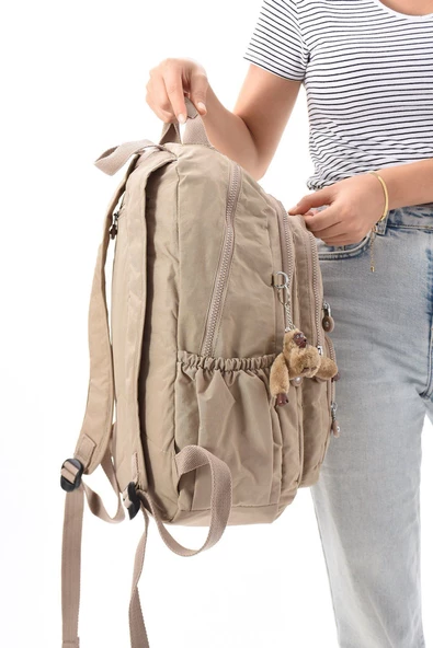 8862 Unisex Klınkır Maymunlu Günlük ve Okul Sırt Çantası - 3