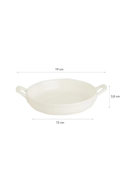 Madame Coco Petit Concept Yuvarlak Kulplu Tabak - Resim 4