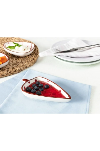 Madame Coco Vie Rouge Sauvage Sunum Tabağı - 14 Cm ürün görseli 1