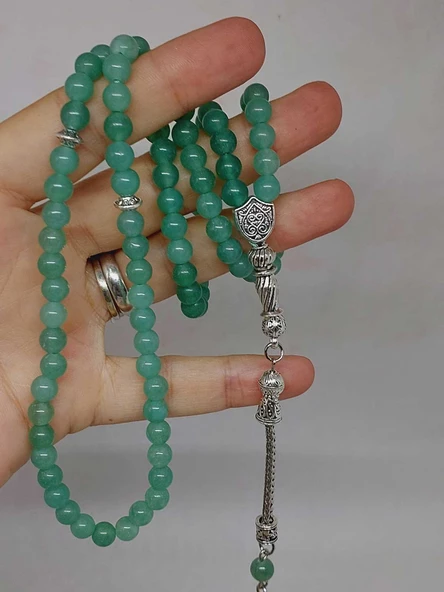 Aventurin Taşı 99luk Tesbih 6mm (1260) - Resim 5