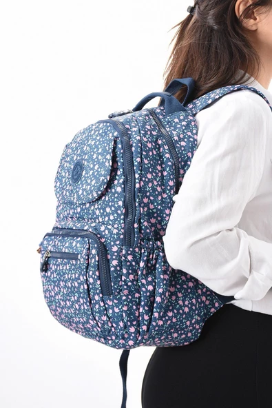 8866 Unisex Klınkır Maymunlu Günlük ve Okul Sırt Çantası - 2