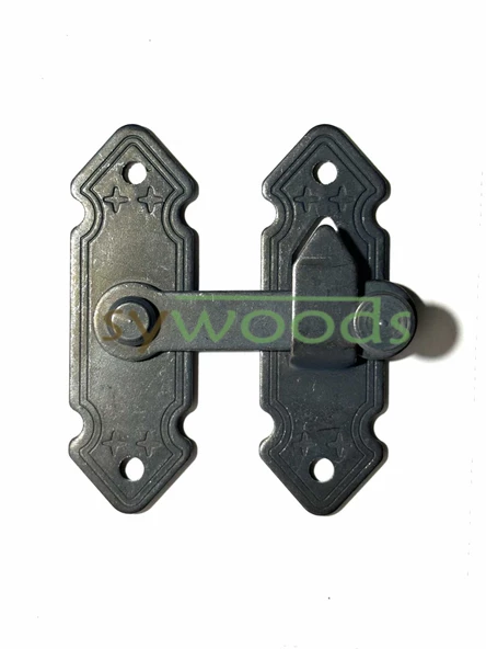 Kapı ve pencere mandalı 70x80 mm kapı ve cam kilit siyah