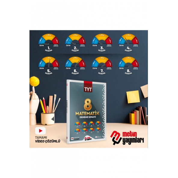Metin Yayınları 2021 TYT Matematik 8 li Deneme