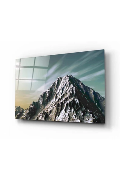 Dağ Dekoratif ve Modern Cam Tablo ürün görseli 1