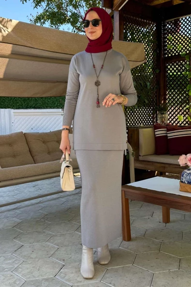 Sezen Triko Takım Gri - Resim 4