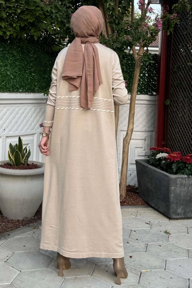 Samanyolu Taş Triko Elbise - 6