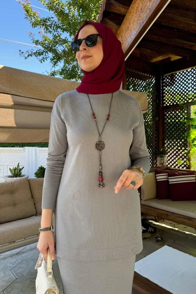 Sezen Triko Takım Gri - Resim 7