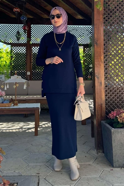 Sezen Triko Takım Lacivert - 6