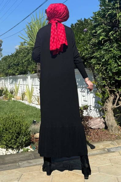 Rüya Siyah Triko Elbise - 9