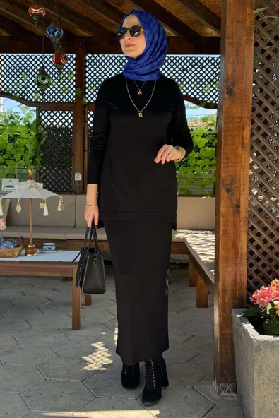 Sezen Triko Takım Siyah - 5