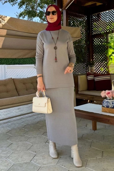 Sezen Triko Takım Gri - Resim 3