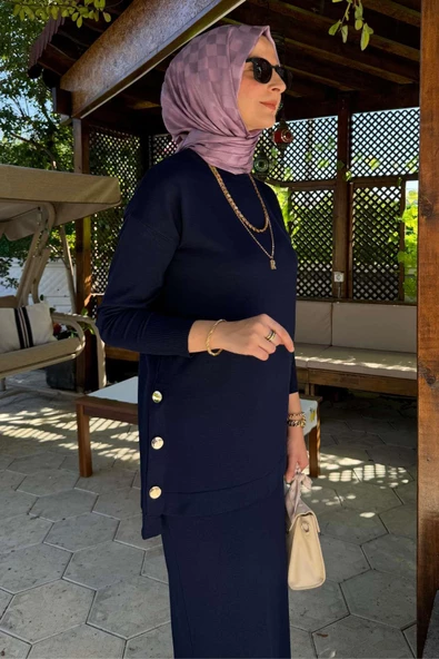 Sezen Triko Takım Lacivert - 2