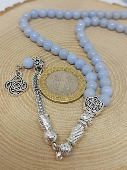 Angelit Taşı 99luk Tesbih 6mm (3926) - Resim 3