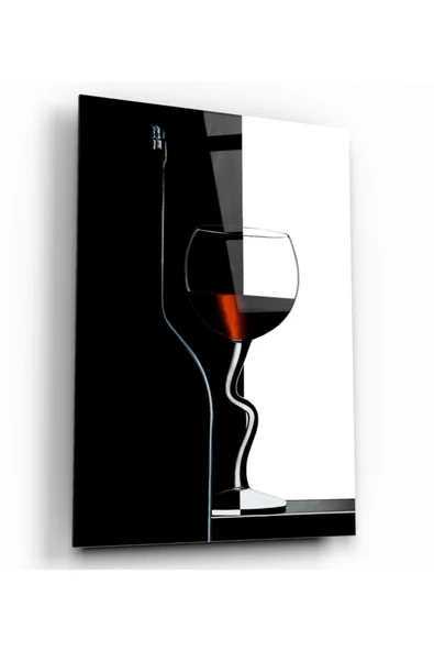 Kadeh Dekoratif ve Modern Cam Tablo ürün görseli 1