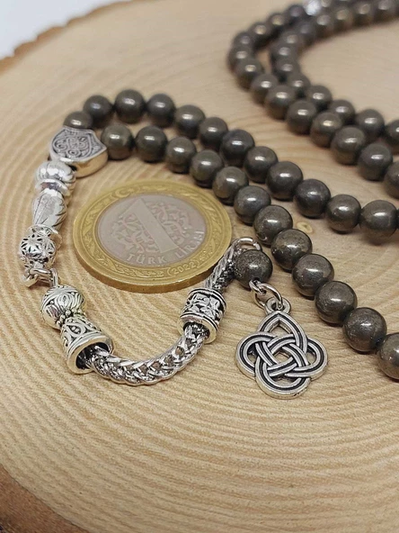 Pirit Taşı 99luk Tesbih 6mm (4867) - Resim 3