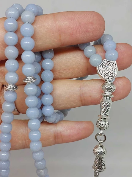 Angelit Taşı 99luk Tesbih 6mm (3926) - Resim 2