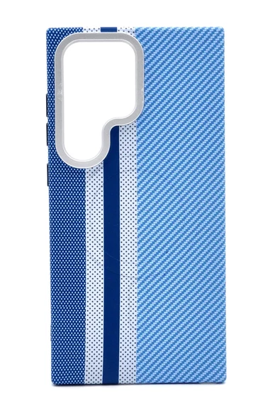 Samsung Galaxy S23 Ultra Uyumlu Dijital Desenli MagSafe Şarj Özellikli Silikon Kapak Kılıf - Resim 7