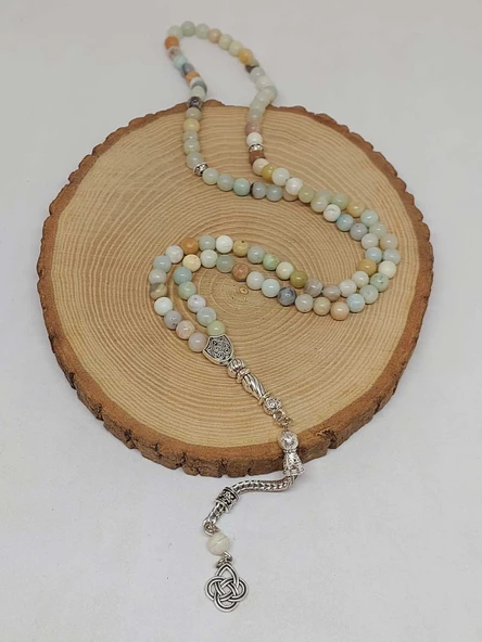 Amazonit Taşı 99luk Tesbih 6mm (2937) - Resim 4