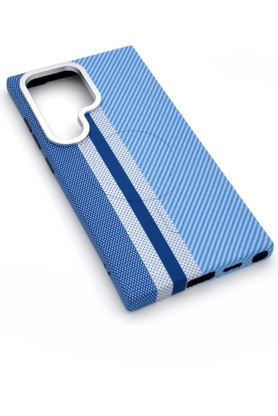 Samsung Galaxy S23 Ultra Uyumlu Dijital Desenli MagSafe Şarj Özellikli Silikon Kapak Kılıf ürün görseli