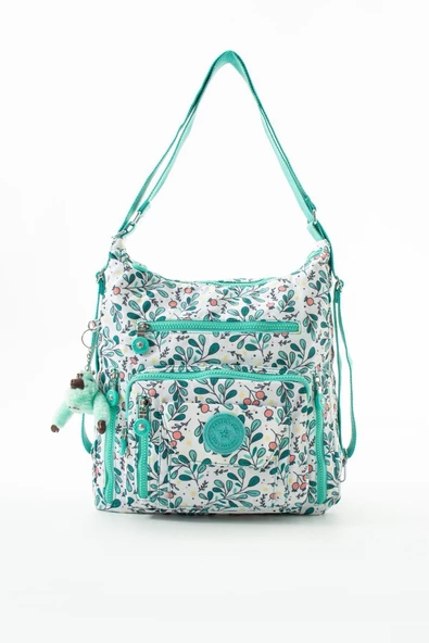 Su Geçirmez Kumaş Maymuncuk Maskot Hediyeli Sırt ve Omuz Çantası B-219 ürün görseli