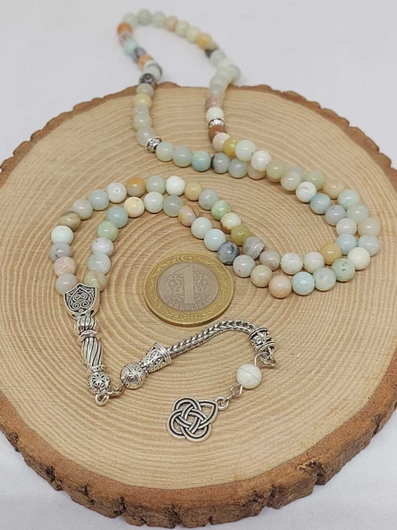 Amazonit Taşı 99luk Tesbih 6mm (2937) - Resim 6