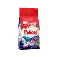 Pelicell Automat Lavanta Esintisi 9 kg toz çamaşır deterjanı ( yerli üretim )