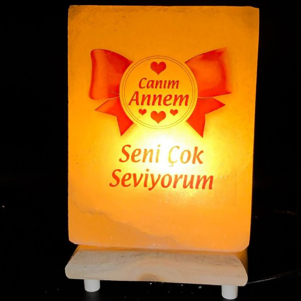 Anneler Günü hediyesi Tuz Lamba