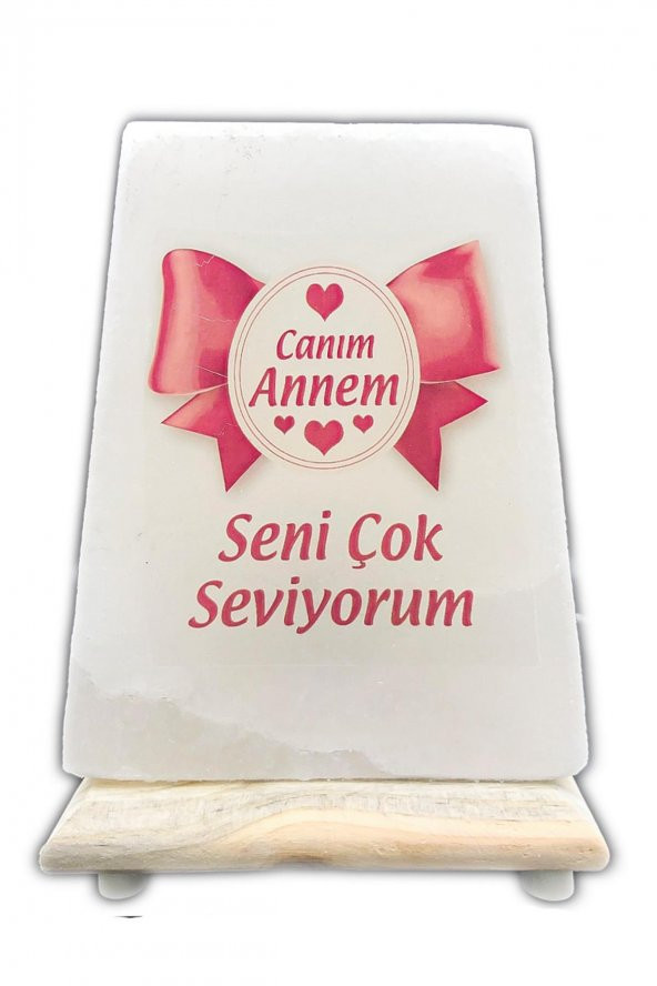 Anneler Günü hediyesi Tuz Lamba - 2