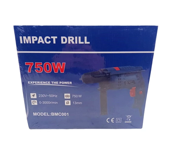 BMC-001 IMPACT DRILL DARBELİ MATKAP 13MM.750W (4776)