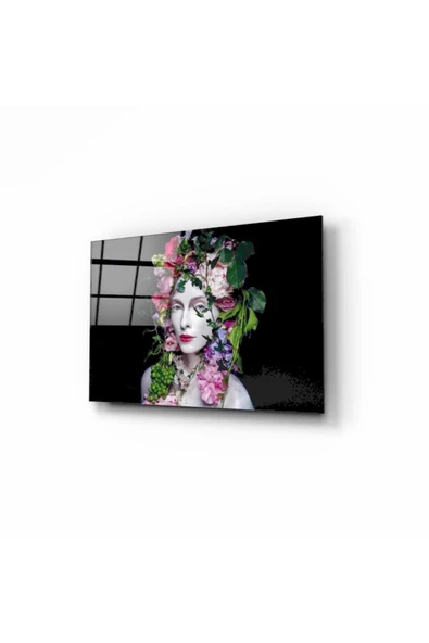 Kadın Dekoratif ve Modern Cam Tablo ürün görseli