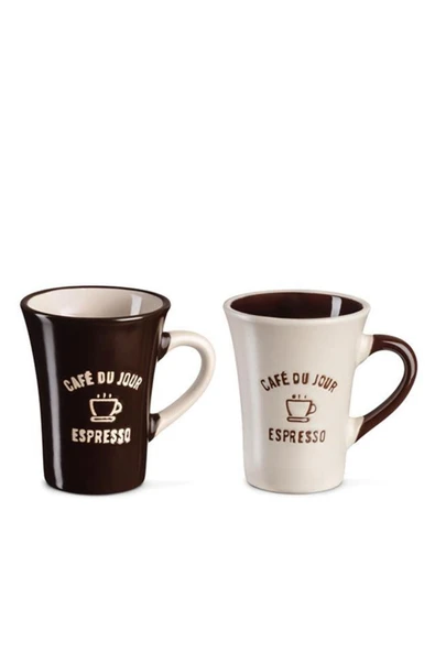 Madame Coco Saveur 2'li Espresso Seti - Renkli - 75 ml - Resim 4