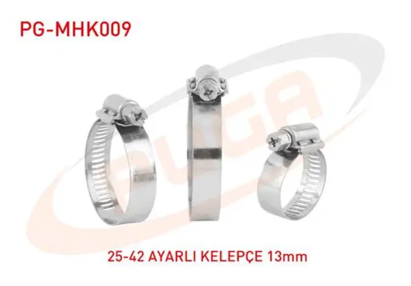 HORTUM KELEPCESI AYARLI 25-42 / 13mm