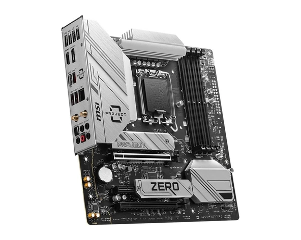 MSI B760M PROJECT ZERO 1700 DDR5 7800MHZ MATX - 3