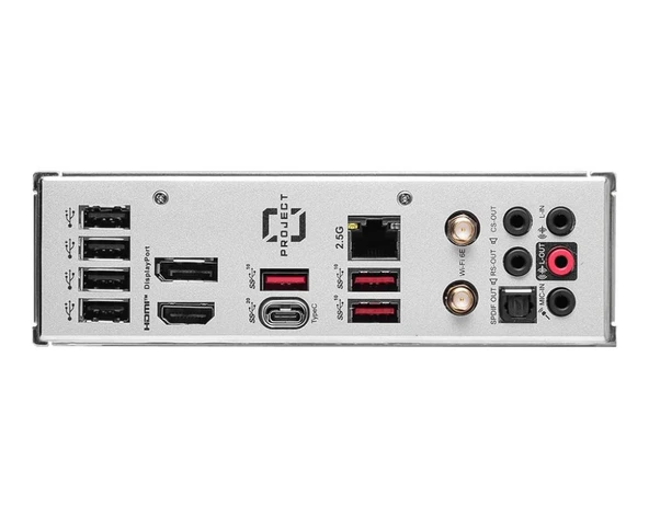 MSI B760M PROJECT ZERO 1700 DDR5 7800MHZ MATX - 4