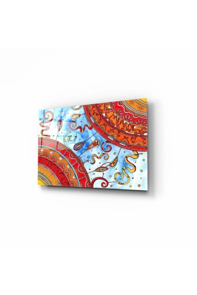 Desenler Dekoratif ve Modern Cam Tablo