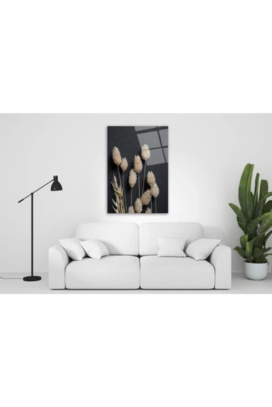 Çiçek Dekoratif ve Modern Cam Tablo ürün görseli