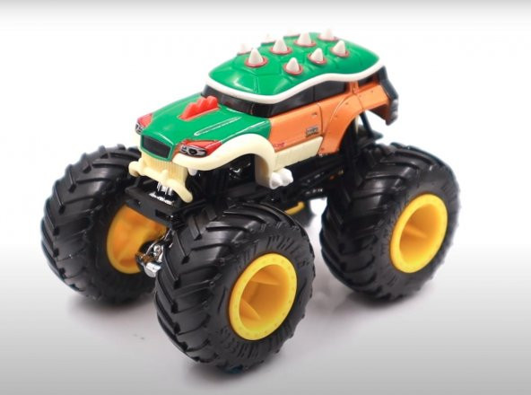Hot Wheels Monster Trucks 1 / 64 Model Jeep Süper Mario Bowser - 4