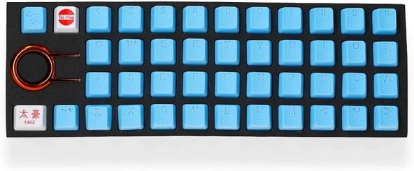 Cherry MX Switches 42-key Rubberized Gaming Keycap Set, Color: Neon Mavi