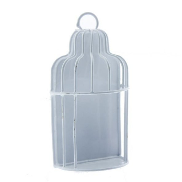 12 Adet 6x11cm Yarım Metal Kafes Hediyelik Duvar Kapı Süsü - 4