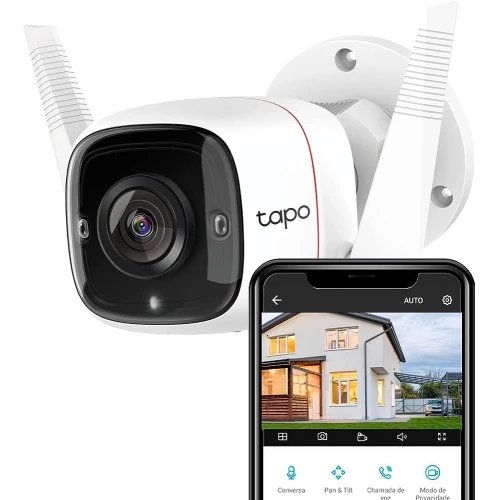 TP-LINK  Tapo C310, 3,0Mpix, Iç ve Dis Mekan, IP66, WiFi, 30Mt. Gece Görüsü, Iki Yönlü Ses Güvenlik Kamerasi - 5