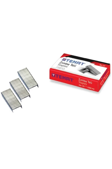Zımba Teli No:10 Gümüş 100'lü Paket - 4