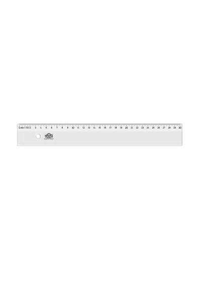 Geniş Plastik Cetvel 30 cm - 3