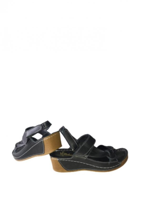 Rekardi Kadın 121 Anatomik  100 Deri El Yapımı Atölye Dolgu Topuk Sandalet